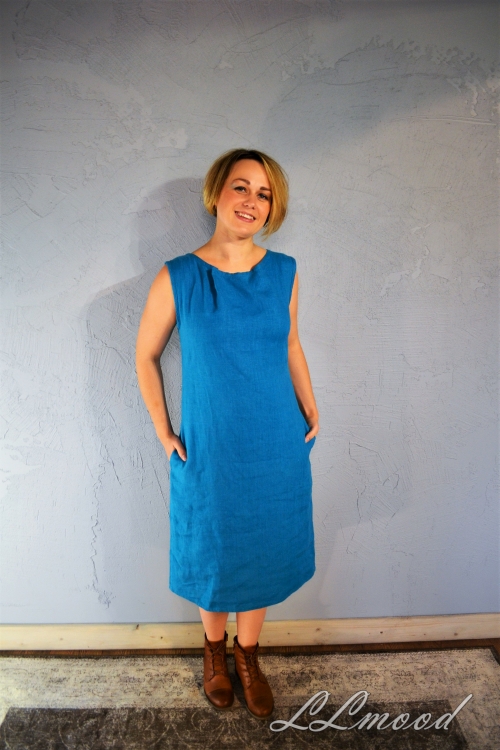 Lina kleita short tirkiz